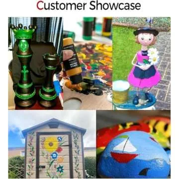 Fantastory Acrylic Paint Set 36 Classic Colors(2oz /60ml) with 12 Brushes, Professional Craft Thick Paints Kits for Adults and Kids, Canvas Wood Fabric Ceramic Rock Painting Supplies