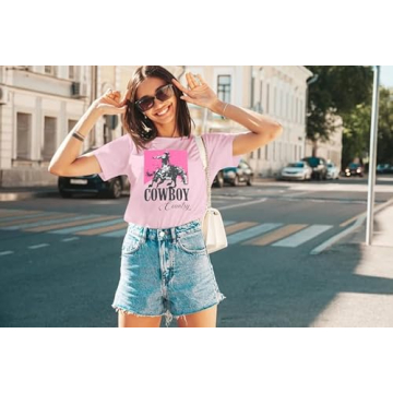 Oversized Cowgirl Shirt - Vintage Western Graphic Tee