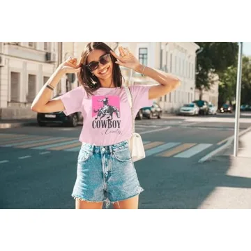Oversized Cowgirl Shirt - Vintage Western Graphic Tee