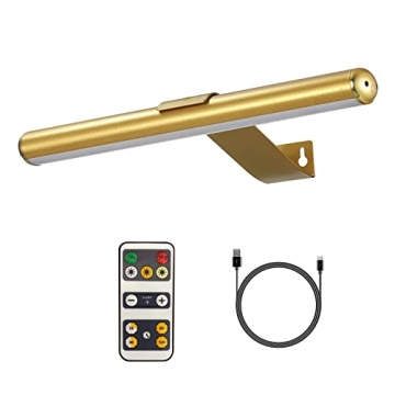 VIGMOJ Wireless Rechargeable Picture Light with Remote Control