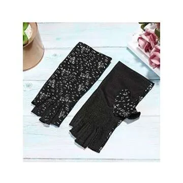 Maxdot Sunblock Fingerless Gloves for Women - UV Protection