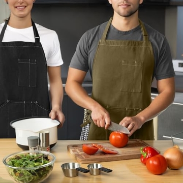 OPUX Chef Apron: Heavy-Duty Canvas for BBQ & Cooking