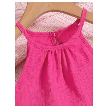 SweatyRocks Girl's Summer 2 Piece Ruffle Outfit Set