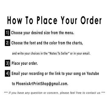 8th Bronze Wedding Anniversary Gift - Sound Wave Art