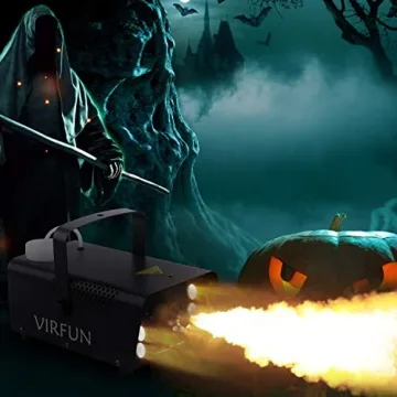 VIRFUN 6 LED Fog Machine with Remote Control