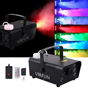 VIRFUN 6 LED Fog Machine with Remote Control
