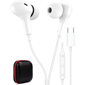 Experience Superior Sound with USB C Headphones - Magnetic In-Ear Earbuds with Microphone