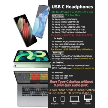 Best USB C Headphones for iPhone Galaxy Pixel OnePlus