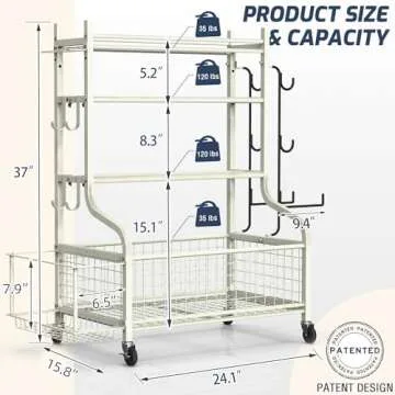 PLKOW Multifunctional Dumbbell Rack for Home Gym Storage