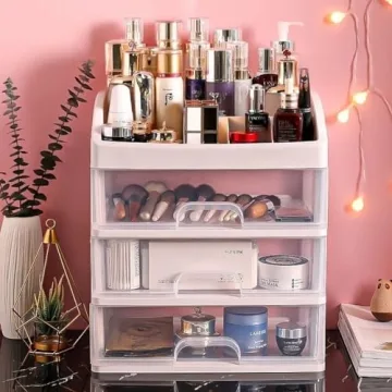 Stylish Makeup Organizer with 3 Drawers for All Ages