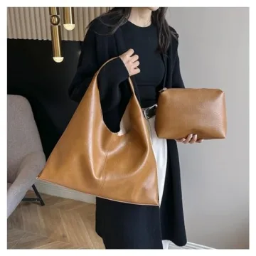 Stylish Slouchy Hobo Bag for Women - Large Capacity Tote