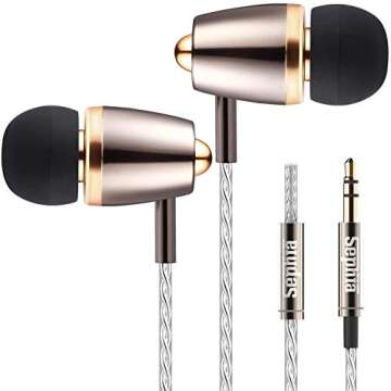 Wireless Earbuds, RCA Bluetooth 5.0 Headphones with 28 Hours Playtime, IPX6 Bluetooth Earbuds, Mic, ...