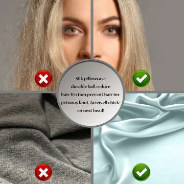 Silk Pillowcase for Hair and Skin - Standard 20"x26"