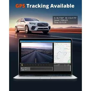 Kingslim D5-4K Dash Cam with WiFi - Front Dash Camera for Cars with GPS and Speed, Sony Night Vision, Support APP and 256GB Max