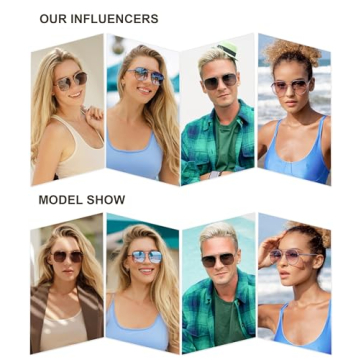 Stylish SOJOS Hexagon Sunglasses with UV400 Protection