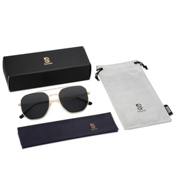 Stylish SOJOS Hexagon Sunglasses with UV400 Protection