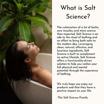 Salt Science Recovery Bath Salts for Relaxation and Relief