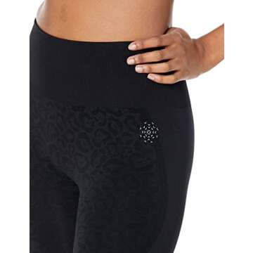 Amazon Brand - AURIQUE Women's Seamless Animal Print 7/8 Sports Leggings