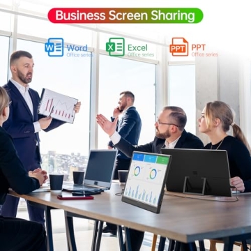 Yxk 15.6" Portable 1080P Ultra-Slim Travel Monitor