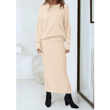 Stylish PRETTYGARDEN Two Piece Skirt Set for Women