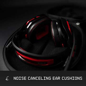 ASTRO Gaming A40 TR Mod Kit, Noise Cancelling Conversion Kit - Red