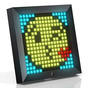 Divoom Pixoo - Pixel Art Digital Picture Frame with 16x16 LED Display for Creative Tech Lovers