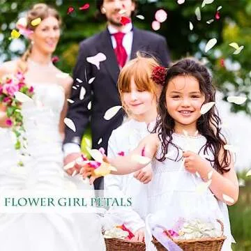 Dried White Rose Petals for Weddings and Romantic Decor