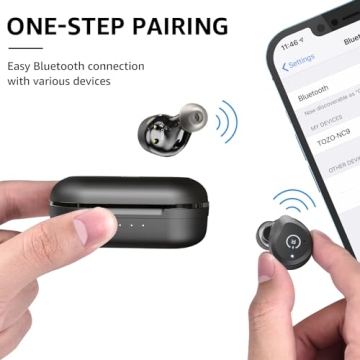 TOZO NC9 Hybrid Active Noise Cancelling Wireless Earbuds