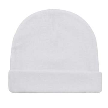 Durio Baby Hats 0-6 Months Newborn Baby Hats Baby Beanies for Girls Baby Girl Winter Hat Newborn Baby Girl Hats Black&White&Gray&Navy