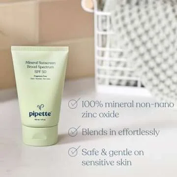 Pipette Mineral Sunscreen - SPF 50 Family Sun Protection
