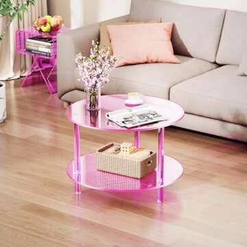 Stylish Solaround Acrylic Nightstand for Chic Decor