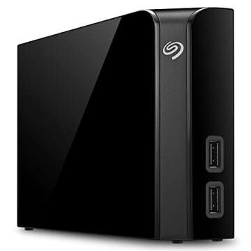 Seagate Backup Plus Hub STEL10000400 10TB External Hard Drive with USB Hub