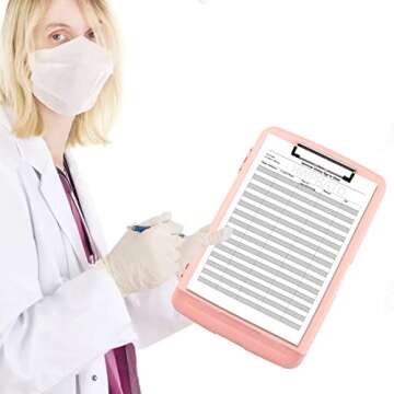 HWPRATO Clipboards with Storage for Nurses and Teachers