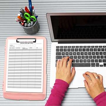 HWPRATO Clipboards with Storage for Nurses and Teachers