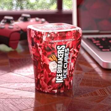 ICE BREAKERS Ice Cubes Cinnamon Sugar Free Chewing Gum 6 Count