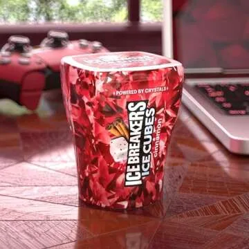 ICE BREAKERS Ice Cubes Cinnamon Sugar Free Chewing Gum 6 Count