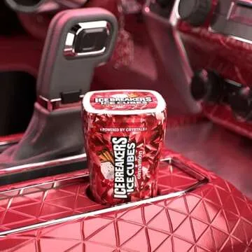 ICE BREAKERS Ice Cubes Cinnamon Sugar Free Chewing Gum 6 Count