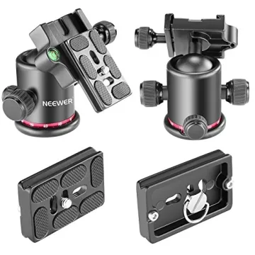 NEEWER Tripod Ball Head 360° with Quick Release Plate