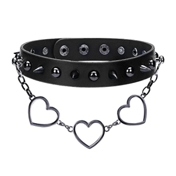 IDesign Gothic Punk Choker Set for Women Men Fashion