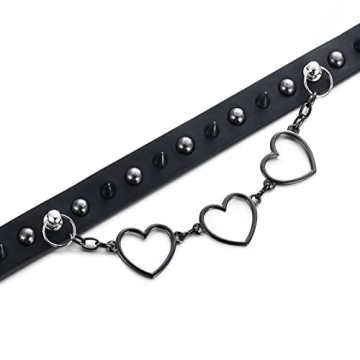 IDesign Gothic Punk Choker Set for Women Men Fashion