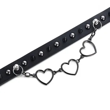 IDesign Gothic Punk Choker Set for Women Men Fashion