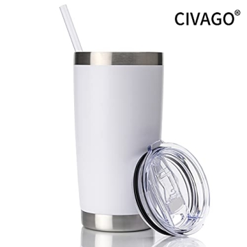 CIVAGO 20oz Stainless Steel Travel Tumbler - Stylish & Durable