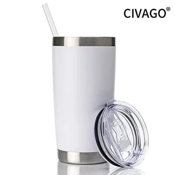 CIVAGO 20oz Stainless Steel Travel Tumbler - Stylish & Durable