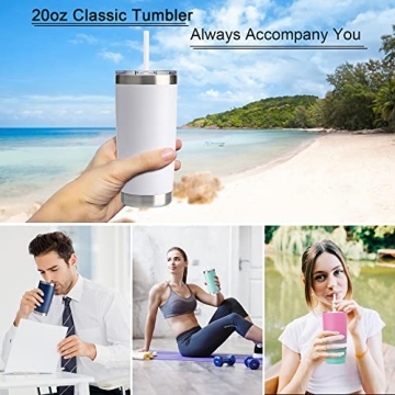 CIVAGO 20oz Stainless Steel Travel Tumbler - Stylish & Durable