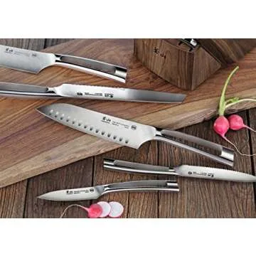 Cangshan N1 Series 1022636 German Steel Forged 17-Piece Knife Block Set, Walnut