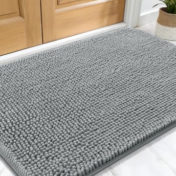 OLANLY Dog Door Mat for Muddy Paws 30x20, Absorbs Moisture and Dirt, Absorbent Non-Slip Washable Mat...