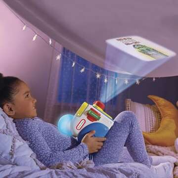 Little Tikes Story Dream Machine Oscar The Grouch & Friends Story Collection, Storytime Book Set, Books, Sesame Street, Audio Play Character, Learning Toy Gift Toddlers and Kids Ages 3+ Years