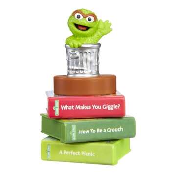 Little Tikes Story Dream Machine Oscar The Grouch & Friends Story Collection, Storytime Book Set, Books, Sesame Street, Audio Play Character, Learning Toy Gift Toddlers and Kids Ages 3+ Years