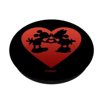 Disney Mickey and Minnie Heart Kiss PopGrip for Phones
