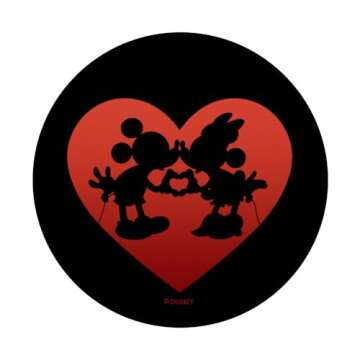Disney Mickey and Minnie Heart Kiss PopGrip for Phones